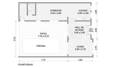 Lisandro Mendez 3400. Triplex en venta de 4 amb. Pileta. Remedios de Escalada.