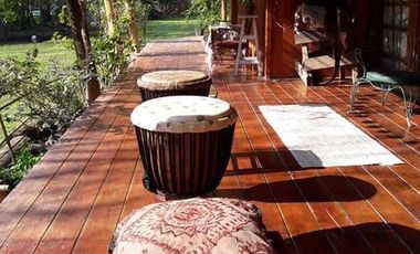 Las Chacras - Ing Maschwitz | ALQUILER DE VERANO | Encantadora Casa de Madera c/Hermoso Jardin