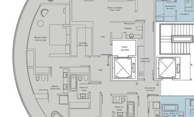 Departamento con 3 dormitorios en suite a estrenar en Infinity Towers Olivos