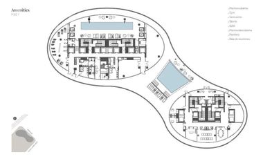 Departamento con 3 dormitorios en suite a estrenar en Infinity Towers Olivos
