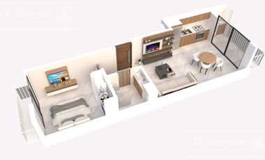 Departamento en Venta, 2 Ambientes - Quilmes centro. En obra