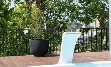 Tigre, venta 2 ambientes balcon terraza, parrilla, amenities