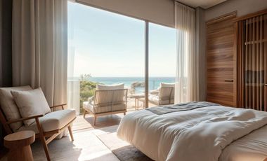 VENTA DE DEPARTAMENTO 1 RECAMARA PUERTO MORELOS, VISTA AL MAR