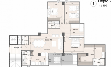 RENTA DE DEPARTAMENTO EN ZAVALETA