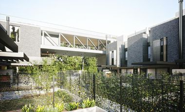 Venta casa 2 plantas con 2 dormitorios y terraza exclusiva en Fisherton