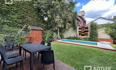 Chalet de 5 dormitorio con Cochera, jardin y pileta.