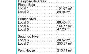Renta de edificio completo para oficinas o locales comerciales en Masaryk