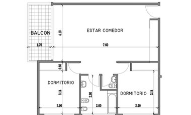 Departamento de 3 ambientes con balcón - Financiación y cochera optativa - En Venta