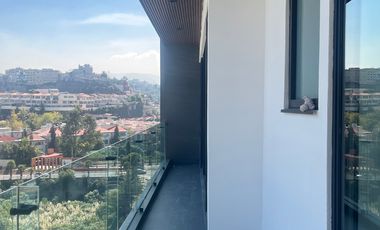 Departamento en renta con balcón, interlomas, hacienda de las Palmas, Huixquiluc