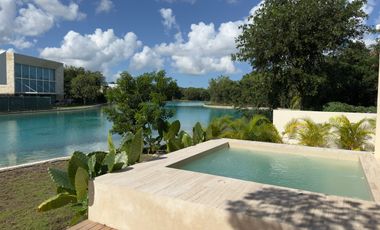 CASA EN VENTA MERIDA, YUCATAN COUNTRY CLUB, KANHA FRENTE AL LAGO, LISTA.