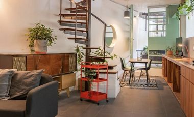 Departamento amueblado en renta  dos plantas, Nápoles, Benito Juarez  CDMX