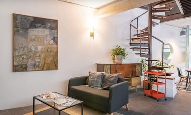 Departamento amueblado en renta  dos plantas, Nápoles, Benito Juarez  CDMX