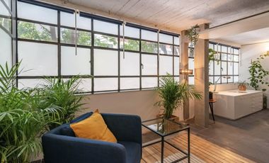 Departamento amueblado en renta  dos plantas, Nápoles, Benito Juarez  CDMX