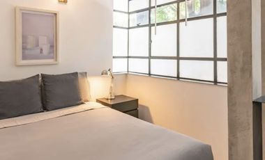 Departamento amueblado en renta  dos plantas, Nápoles, Benito Juarez  CDMX