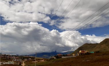 VENDEMOS ESTUPENDO LOTE SECTOR PEDREGAL.CHACHAGUI . MB