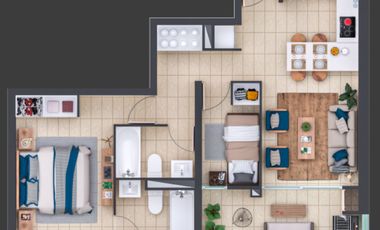 Precioso departamento en Algarrobo Norte