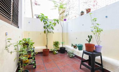 Departamento 2 ambientes con patio en Villa Crespo