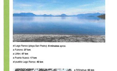 Parcela en venta en PAILLACO