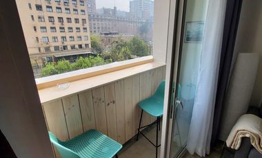 Departamento full amoblado en arriendo en Parque Almagro