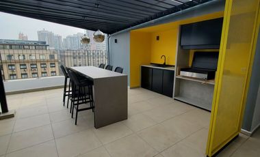 Departamento full amoblado en arriendo en Parque Almagro