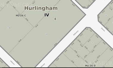 Hurlingham - Terreno - Venta