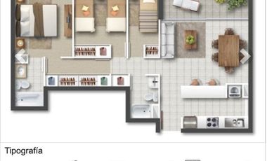 Departamento en Arriendo en Departamento en Condominio Novo Azapa 3d2b