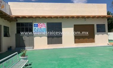 BODEGA EN RENTA  A LA ENTRADA DE FRACCIONAMIENTO  ROGER