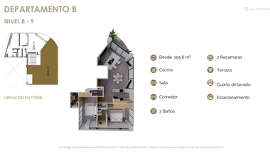 PRE  VENTA DE DEPARTAMENTO EN CONDESA