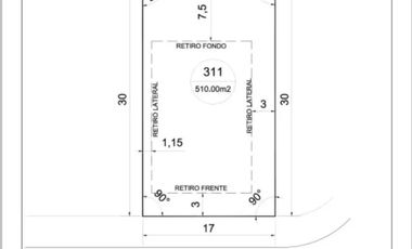 Terreno en venta - 510mts2 - Santa Sofía, Pilar Del Este
