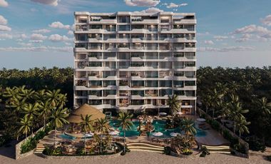 DEPARTAMENTO  FRENTE AL MAR, EN SANTA CLARA, YUCATAN