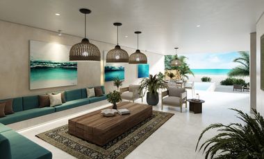 DEPARTAMENTO FRENTE AL MAR, EQUIPADO Y DE LUJO CON PANLES SOLARES EN TELCHAC