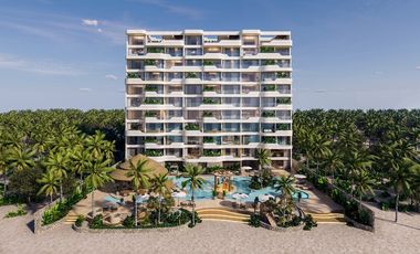 EN VENTA, DEPARTAMENTO, CON VISTA AL MAR, EN SANTA CLARA YUCATAN