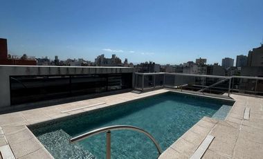Departamento amoblado con balcón y pileta Edificio  Inarco 25- GENERAL PAZ