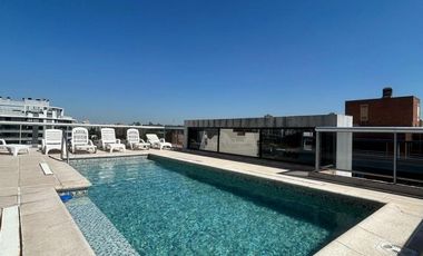 Departamento amoblado con balcón y pileta Edificio  Inarco 25- GENERAL PAZ