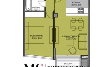 Departamento en Venta 2 Ambiantes  - Canning Center Canning Ezeiza , Av . Mariano Castex