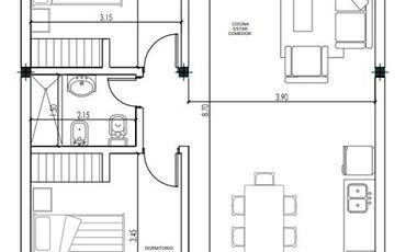 Departamento 2 dormitorios 64 m2 con estacionamiento - Terrazas de NEUQUEN CAPITAL - A estrenar!