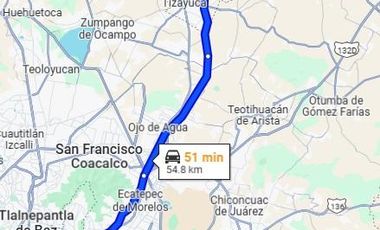 TERRENO EN VENTA  TIZAYUCA, EL CARMEN SUP. 10,197.33 m2