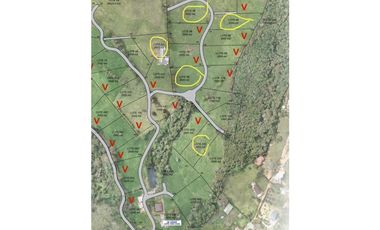 Lotes y casa campestres