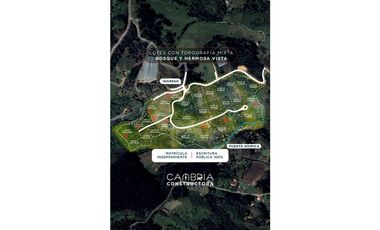 Lotes y casa campestres