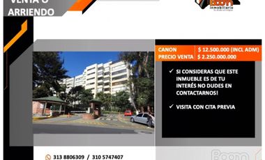 VENTA / ARRIENDO APARTAMENTO 296 M2 REMODELADO  - BOSQUE MEDINA