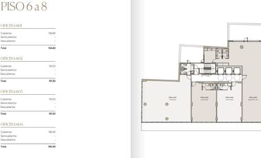 ALQUILER OFICINA 203,40 M2 A ESTRENAR - TRIBUNALES