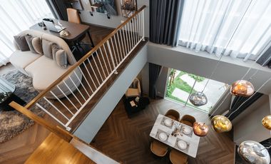 3-story townhouse, Maison 168 Muang Thong project, modern design house. Muang Thong Thani location, close to the expressway, convenient travel, suitab