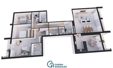 Departamento en pozo Pleno centro