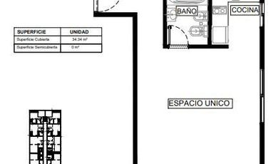 Departamento  monoambiente en  alquiler en Ituzaingo