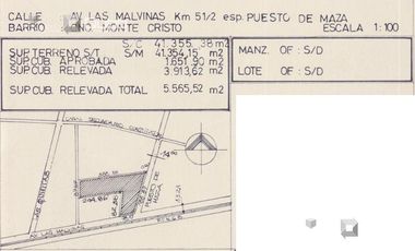 Galpon sobre Avenida Malvinas