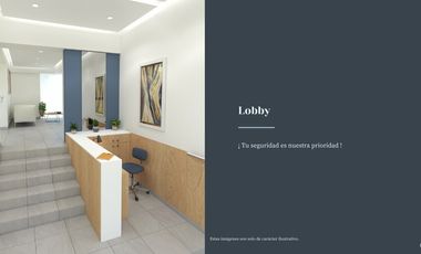 Departamento 38m2 de 1 Recamara con balcon Entrega inmediata