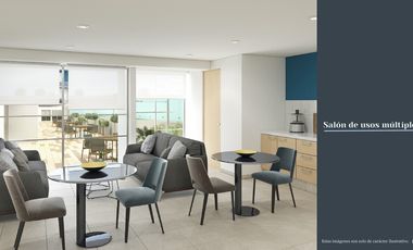 Departamento 38m2 de 1 Recamara con balcon Entrega inmediata