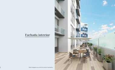 Departamento 38m2 de 1 Recamara con balcon Entrega inmediata