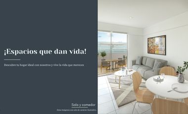 Departamento 38m2 de 1 Recamara con balcon Entrega inmediata