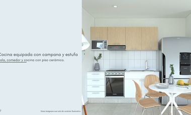 Departamento 38m2 de 1 Recamara con balcon Entrega inmediata